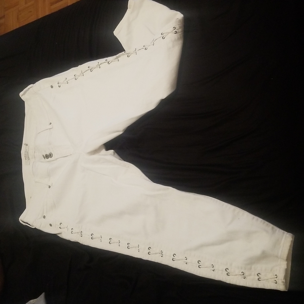 Torrid lace up Jeggings